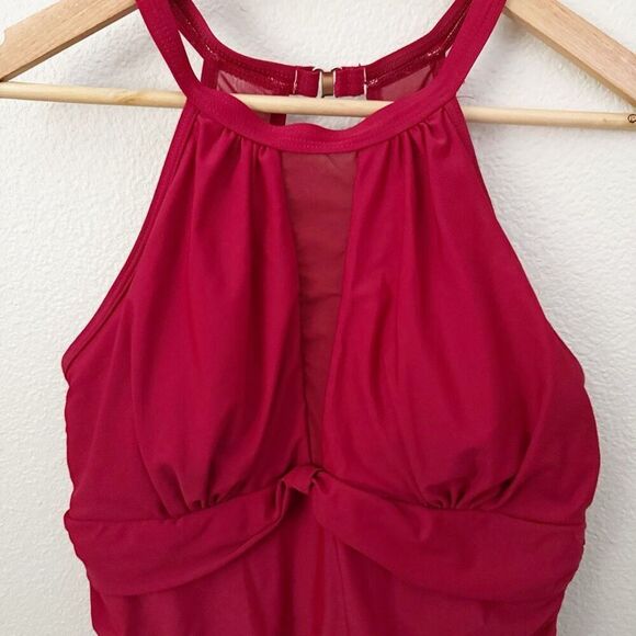BOUTIQUE | One-Piece Bathing Swimwear Sleeveless High Neck Swimsuit | Size XL - Picture 3 of 7